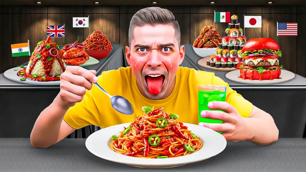 Eating the spiciest foods in the world thumbnail