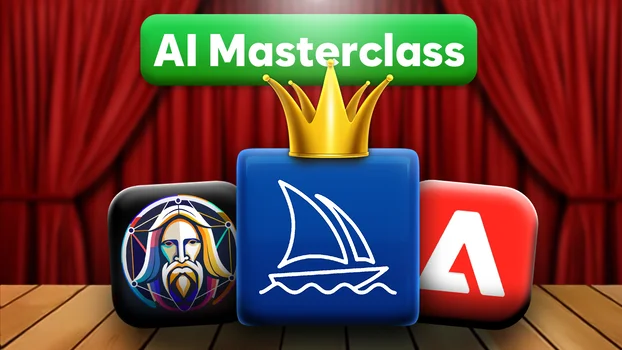 The Ultimate AI Image Generation masterclass thumbnail template